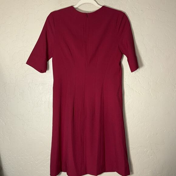Mm Lafleur The Emily 2.0 dress in rhubarb 
Wonder Tex fabric size 4. NWT. - Picture 7 of 12